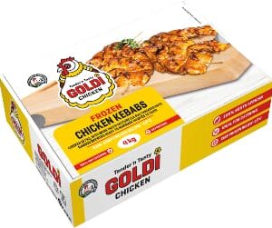 Goldi Frozen Crumbed Chicken Kebabs_box