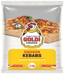 Goldi Frozen Crumbed Chicken Kebabs_1kg bag