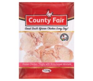 County Fair IQF Chicken Thighs 1.5 kg x 8